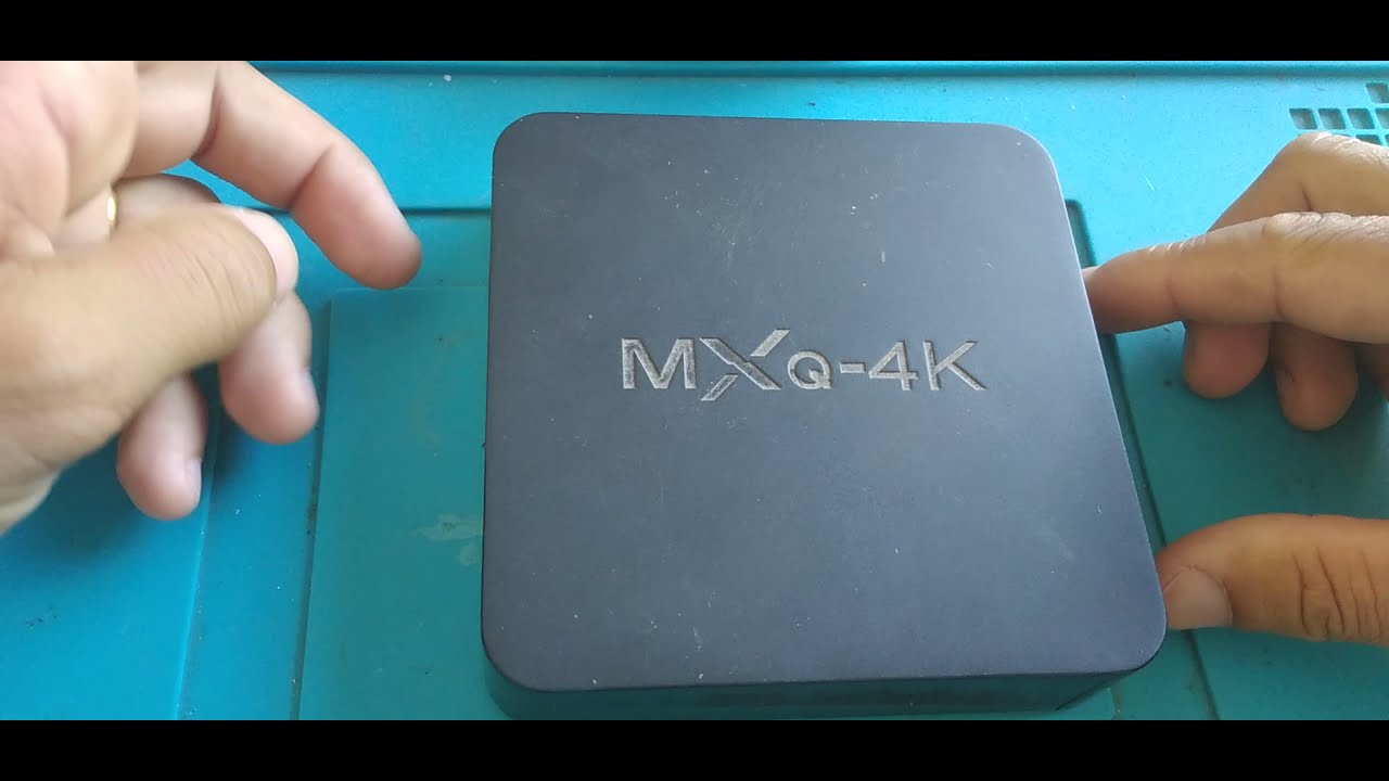 box Mxq 4k não  liga