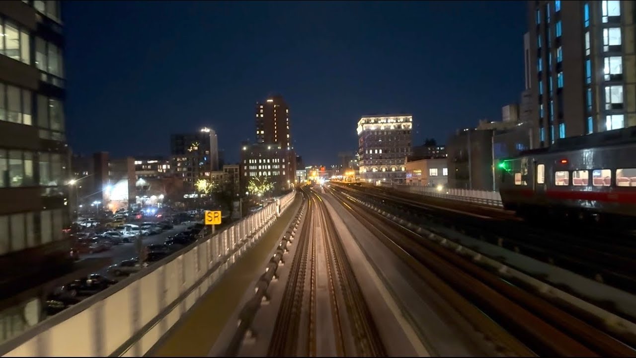 Front View Riding Metro North Express 755
