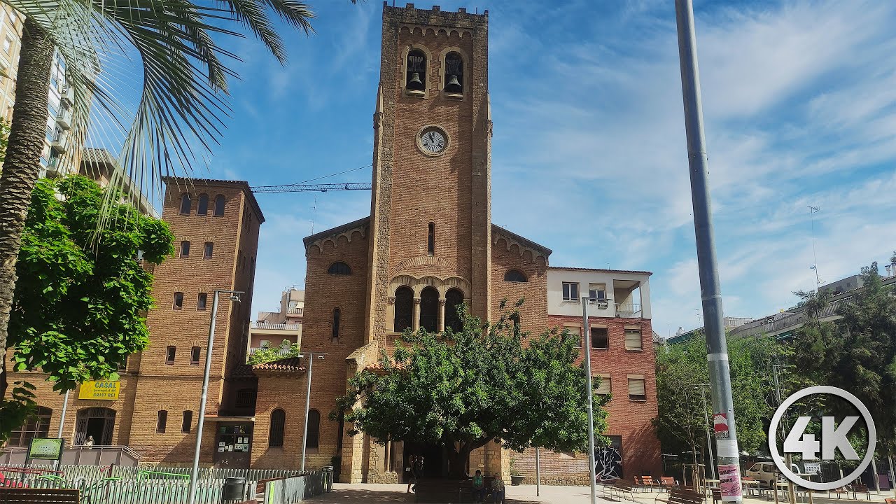 4K Un paseo por La Sagrera, Barcelona. ( A walk through La Sagrera, Barcelona. )