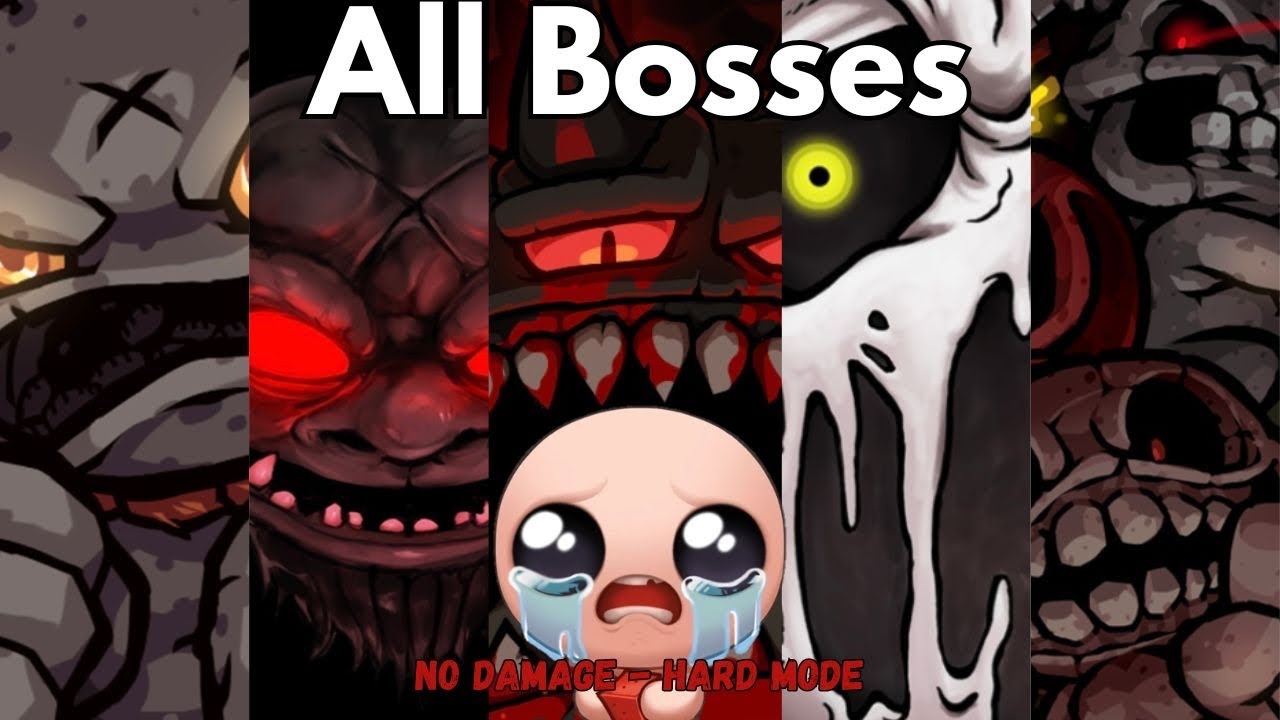 The Binding of Isaac: Repentance - All Bosses [No Damage/Hard Mode]