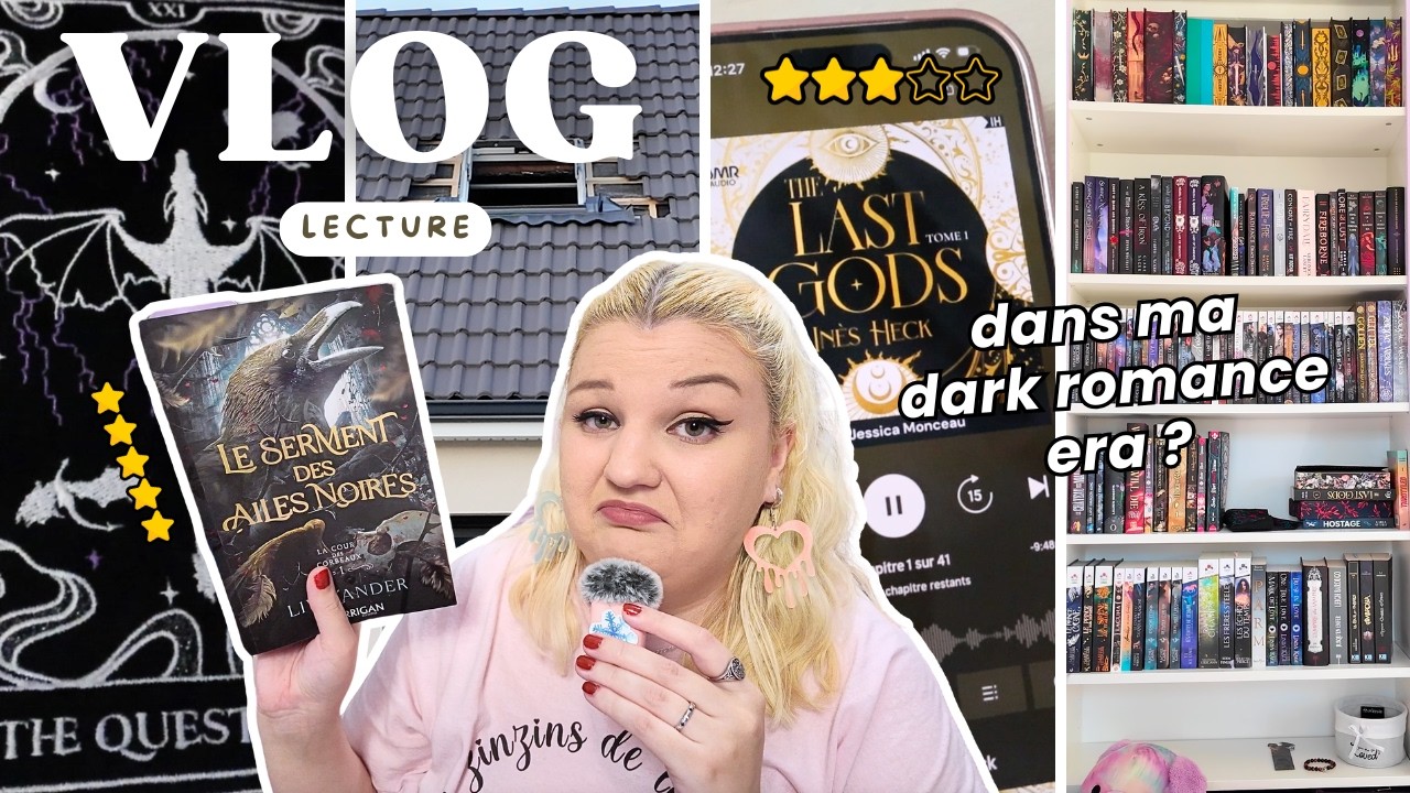 NOUVEAU FAV ? DANS MA DARK ERA 🖤 VLOG LECTURE