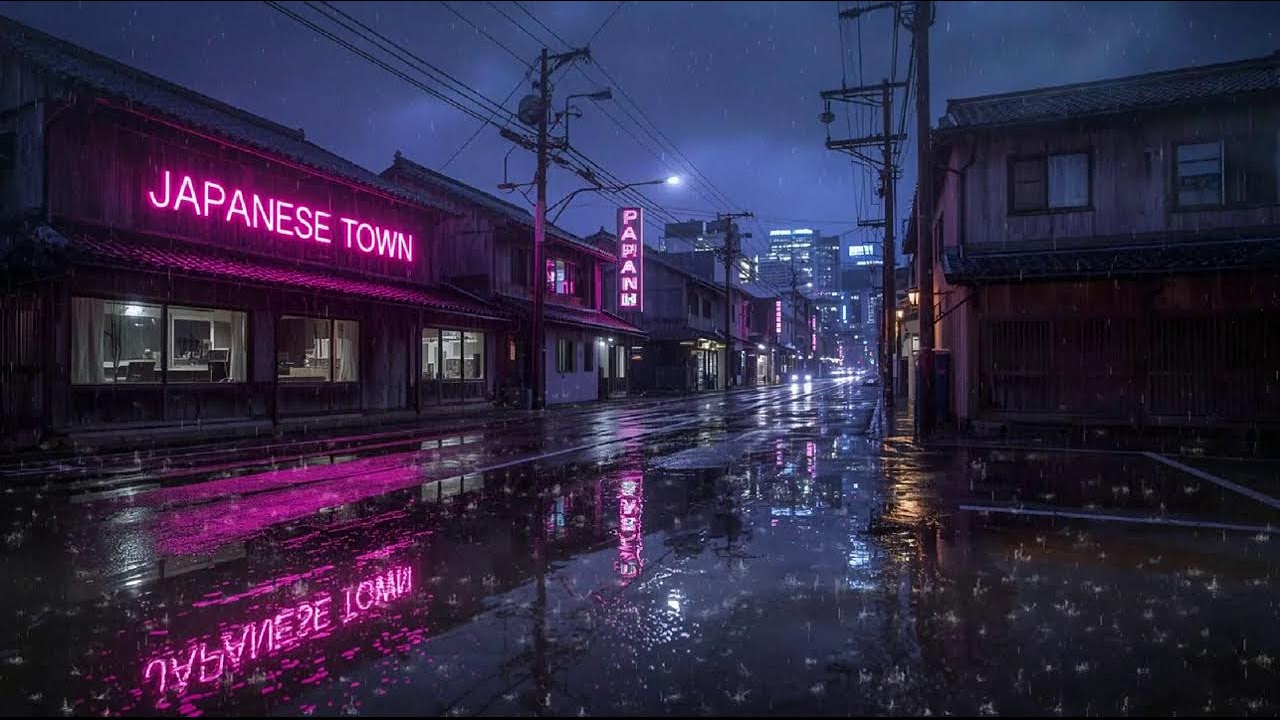 Night Rain Ambience 🌙 Lofi Beats for Focus, Relax & Quiet Moments #95