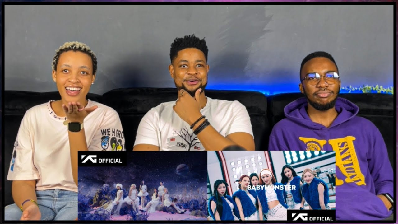 Our Reaction To BABYMONSTER - 'Stuck In The Middle' M/V + 'BATTER UP' M/V.