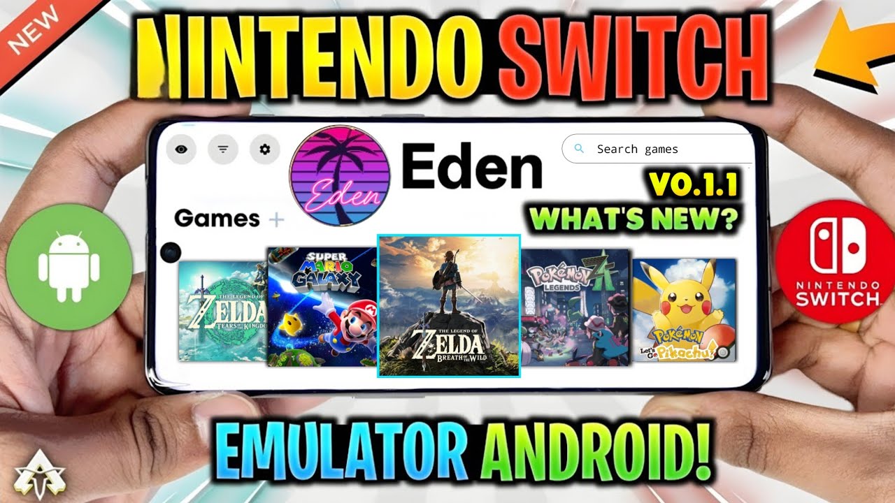 NEW! 🔥 EDEN EMULATOR ANDROID V1.1 - SETUP/60FPS SETTINGS & GAMEPLAY TEST | NINTENDO SWITCH EMULATOR
