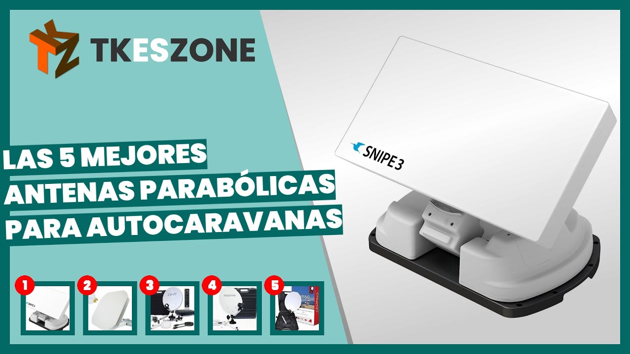 Las 5 mejores antenas parabólicas para autocaravanas