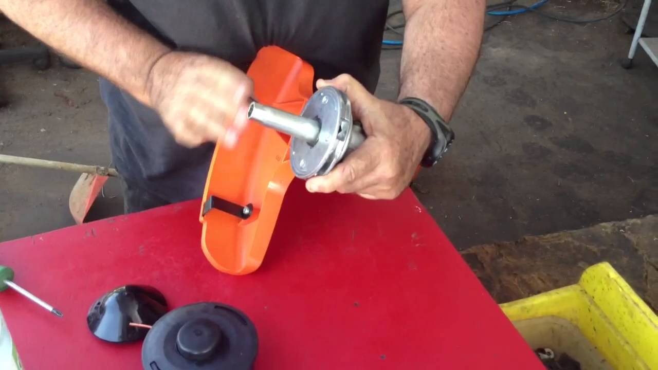רמי שטילמן מרכיב קסטת אלומיניום אורגון -How to install Jet fit technoblade Oregon on brushcutter