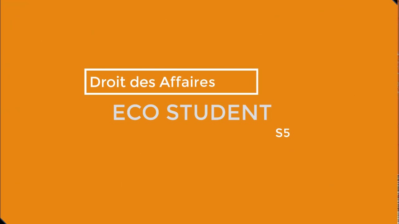 #Vidéo 21 Droit des Affaires S5 : les obligations des banques