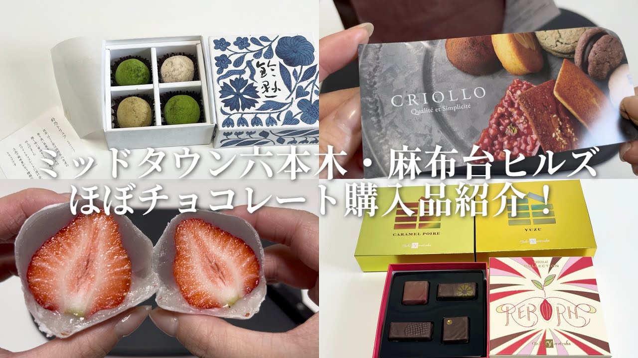 【ギフトにも‼️🍫】サロショPart3や新宿伊勢丹でも買える！ミッドタウン、麻布台ヒルズ購入品！(チョコレートメイン)