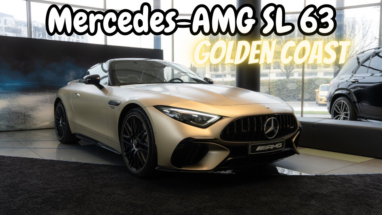 Mercedes-AMG SL 63 MANUFAKTUR Golden Coast (1 of 100) - POV Walkaround & Exhaust Sound