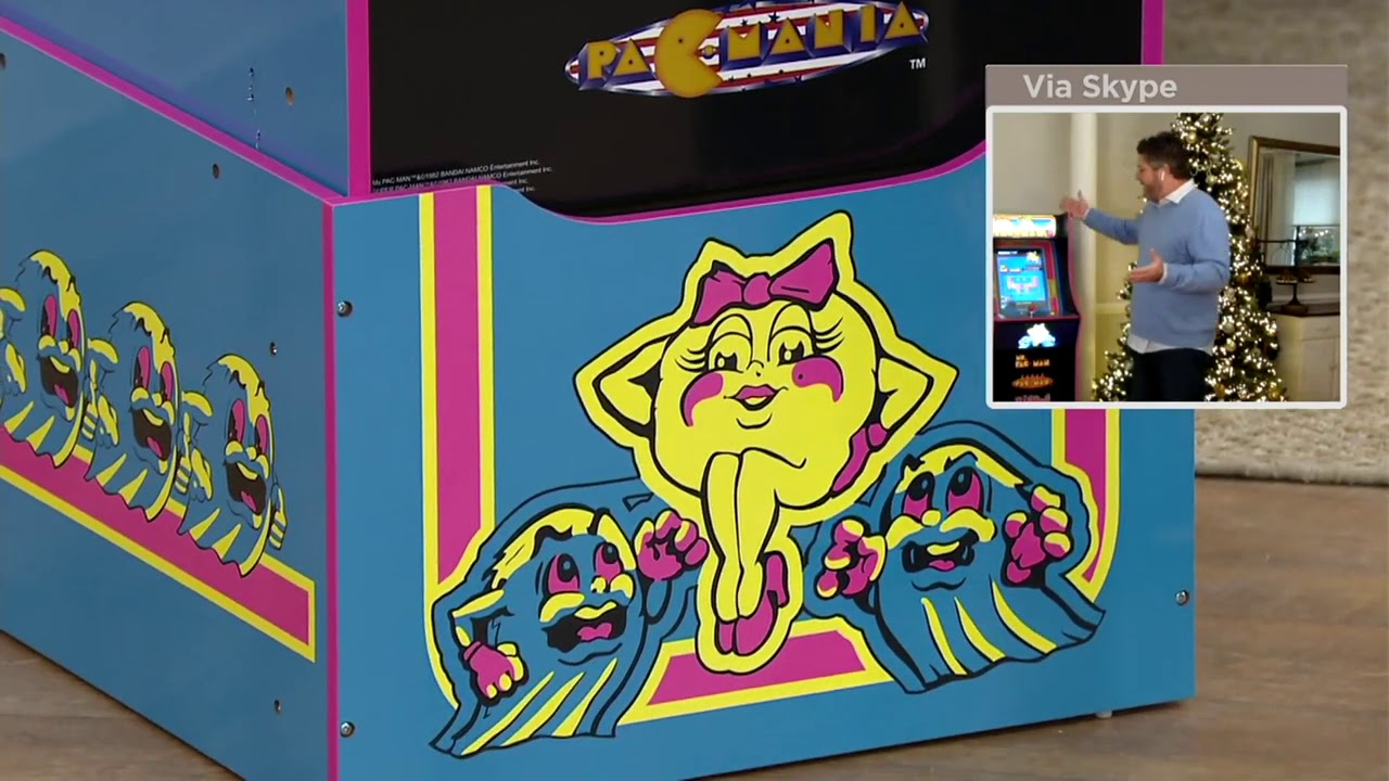Arcade1Up Pac-Man or Ms. Pac-Man Full-Size Retro Arcade Machine on QVC