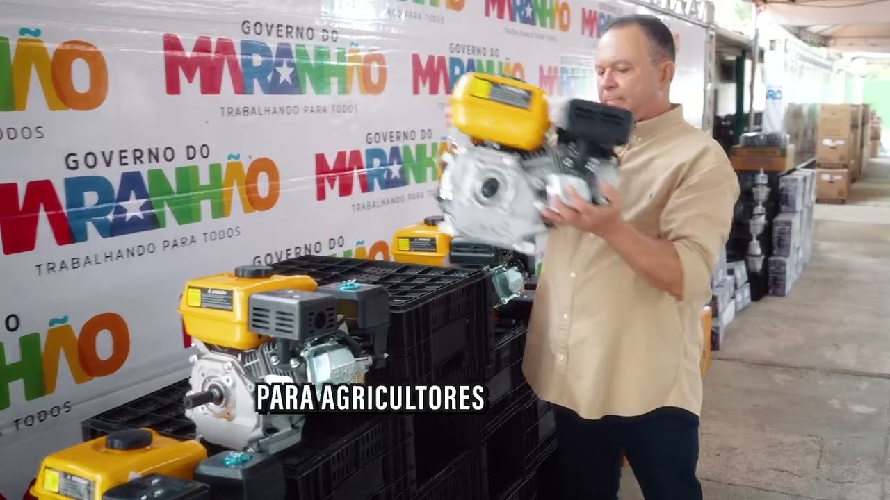Entrega de mais de 5 mil equipamentos para reforçar a produção agrícola no Maranhão