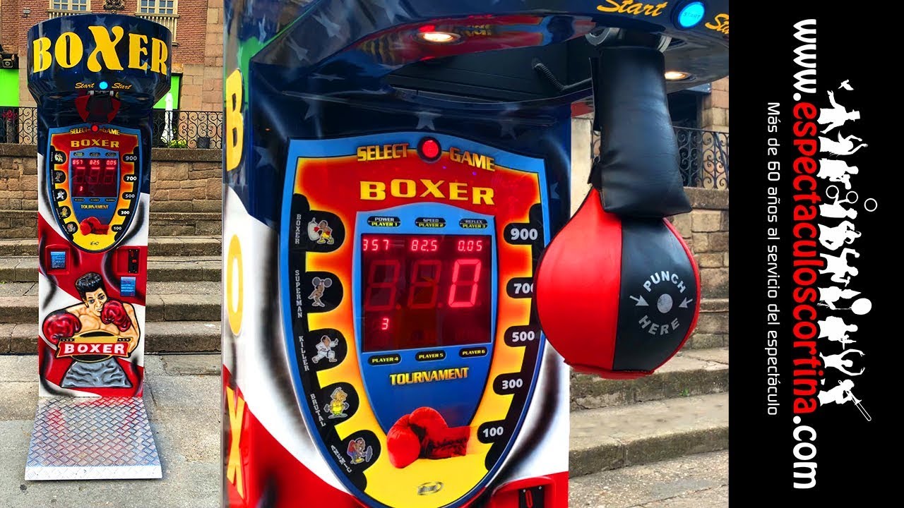 Alquiler Máquina De Boxeo Barcelona - Máquinas Recreativas