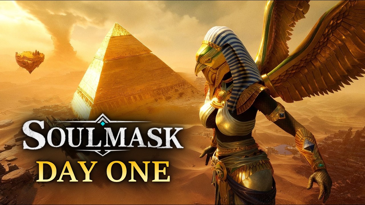 Day 1 Soulmask's New Egypt Map is Finally Here! - A Tribe Survival Crafting Game