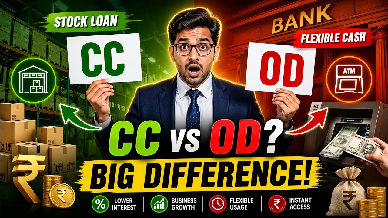 Cash Credit vs Overdraft Explained | Which Loan is Better for Business?