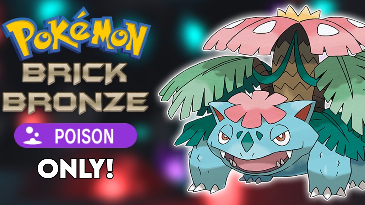 Pokémon Brick Bronze Nuzlocke - POISON Types Only! (No items, No overleveling)