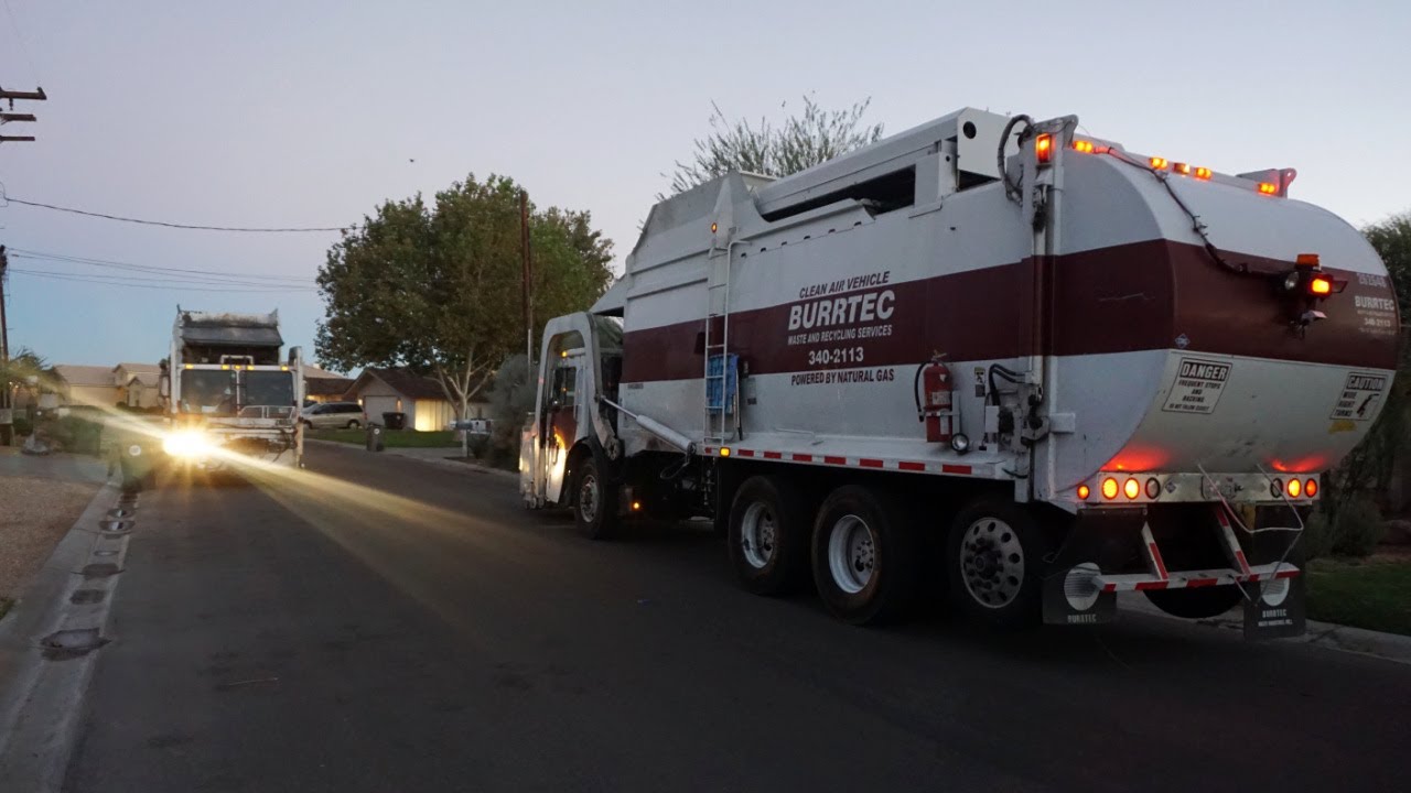 Burrtec Curotto Cans Working into the Night
