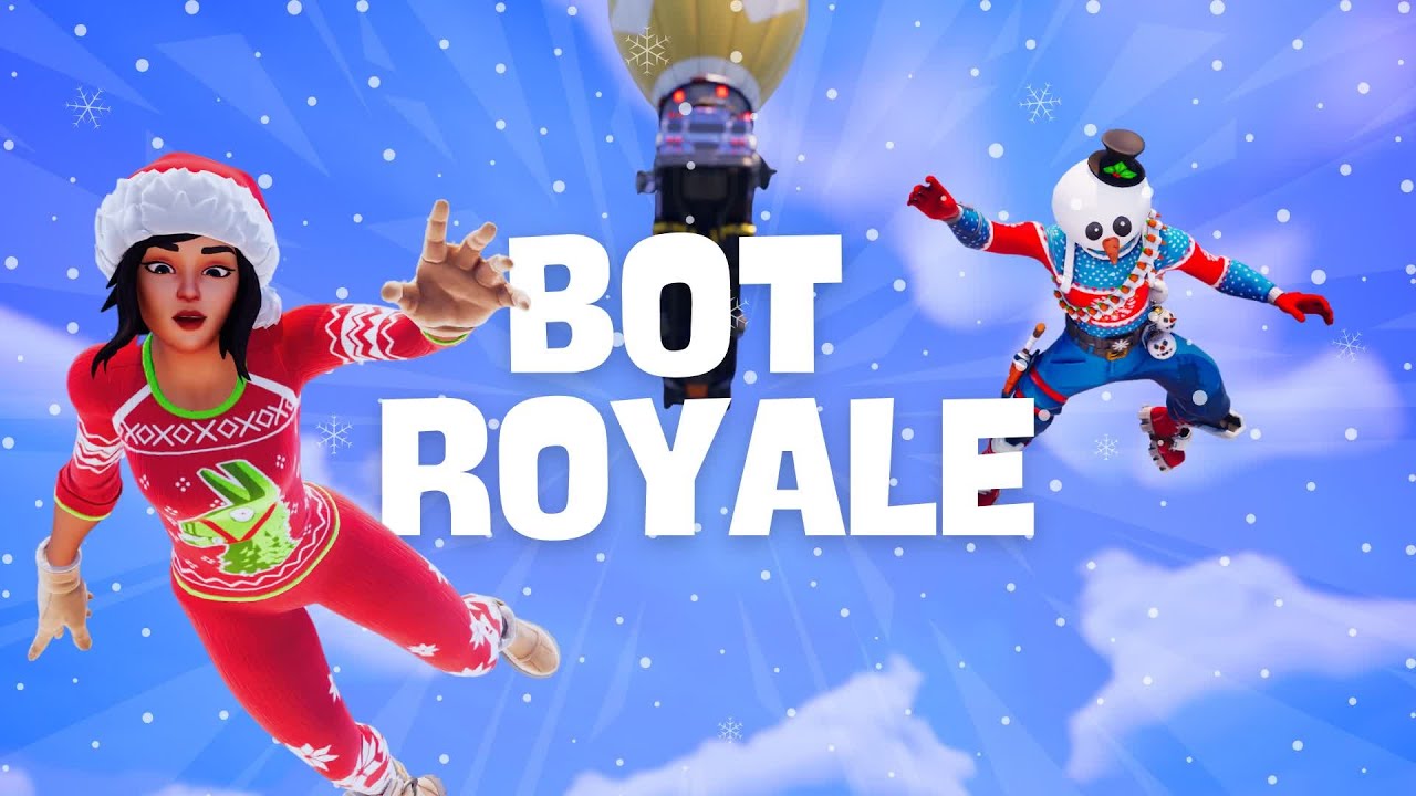 FORTNITE BOT ROYALE 🤖 Eliminate All Bots to Claim Victory 🔫 MAP CODE: 7808-8734-4407