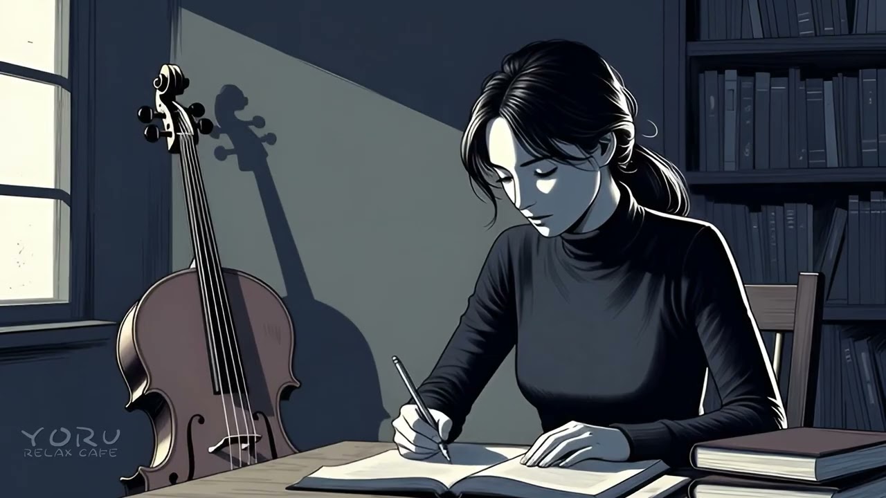 Cello Study Sanctuary | Warm Lo-fi Hiphop with Nostalgic Strings – Yoru Relax Café