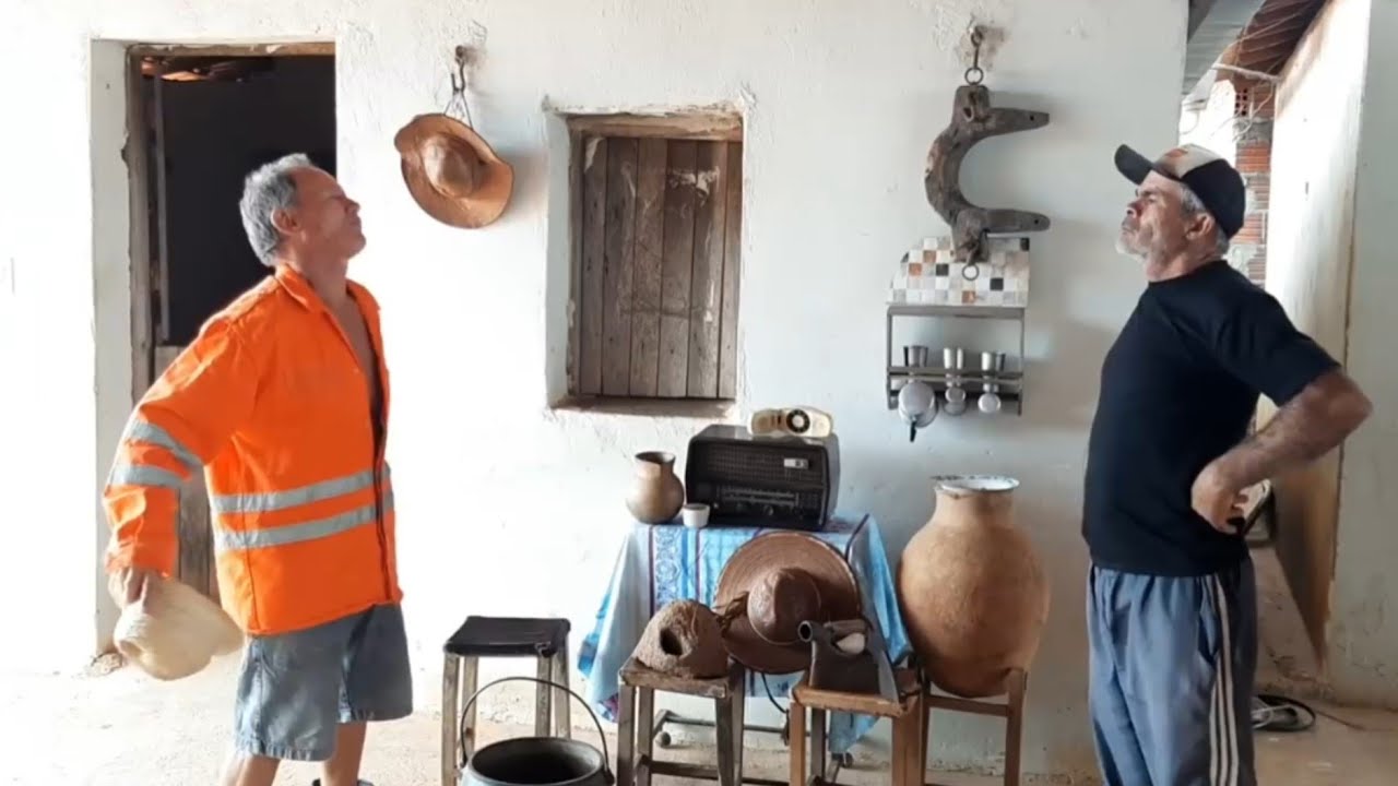 Bastidores  !! Seu Mané chamou o  Seu  Antônio pra ouvir canção  !!