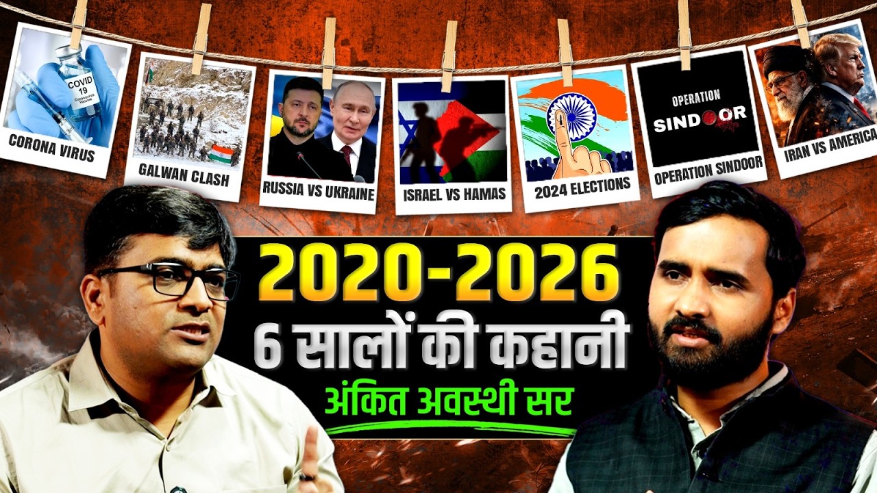 Ankit Avasthi Sir ने सुनाई खतरनाक 6 साल की कहानी, China, Israel, Russia, US vs Iran के गहरे राज खुले