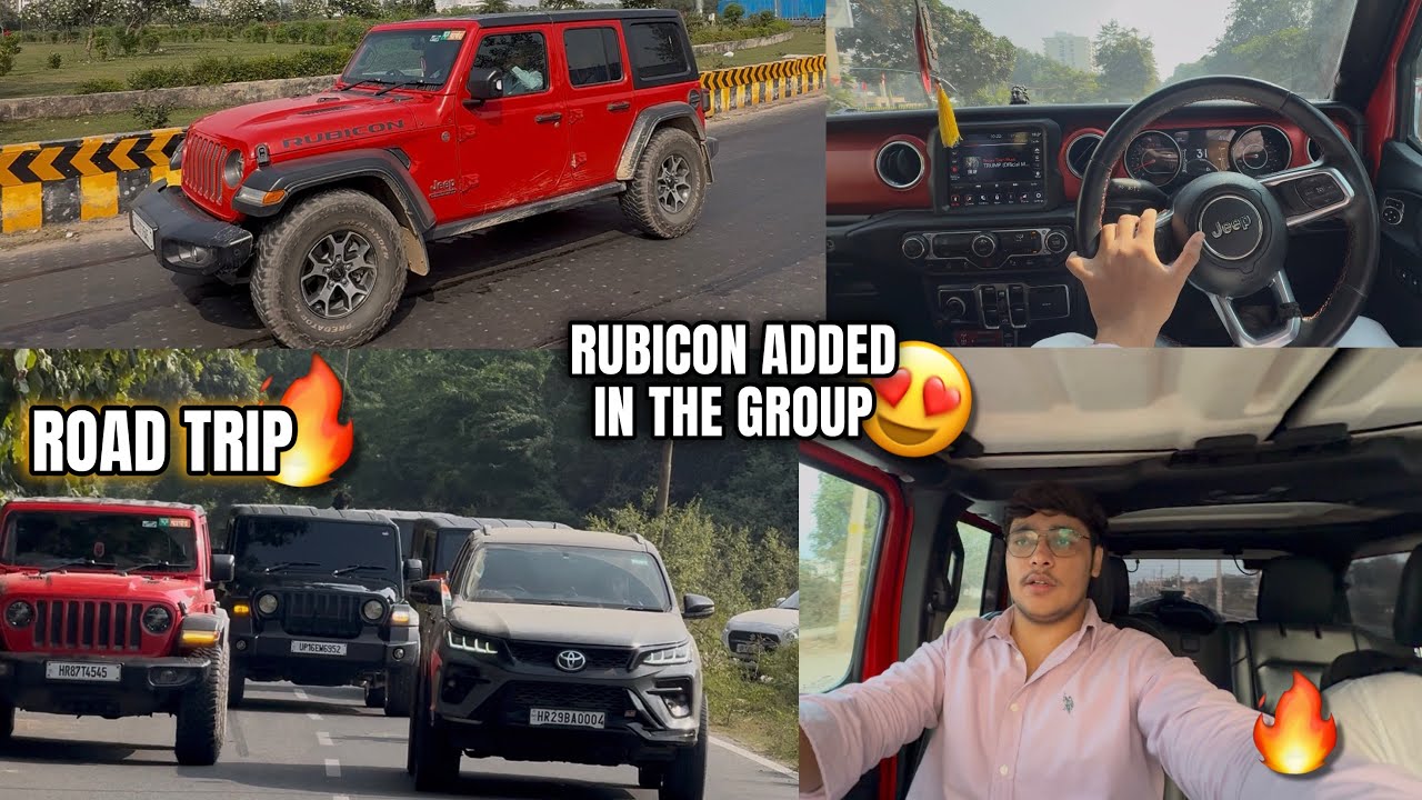 NAYI RUBICON AATE HE ROAD TRIP PE NIKL GYE 😍🔥-VLOG