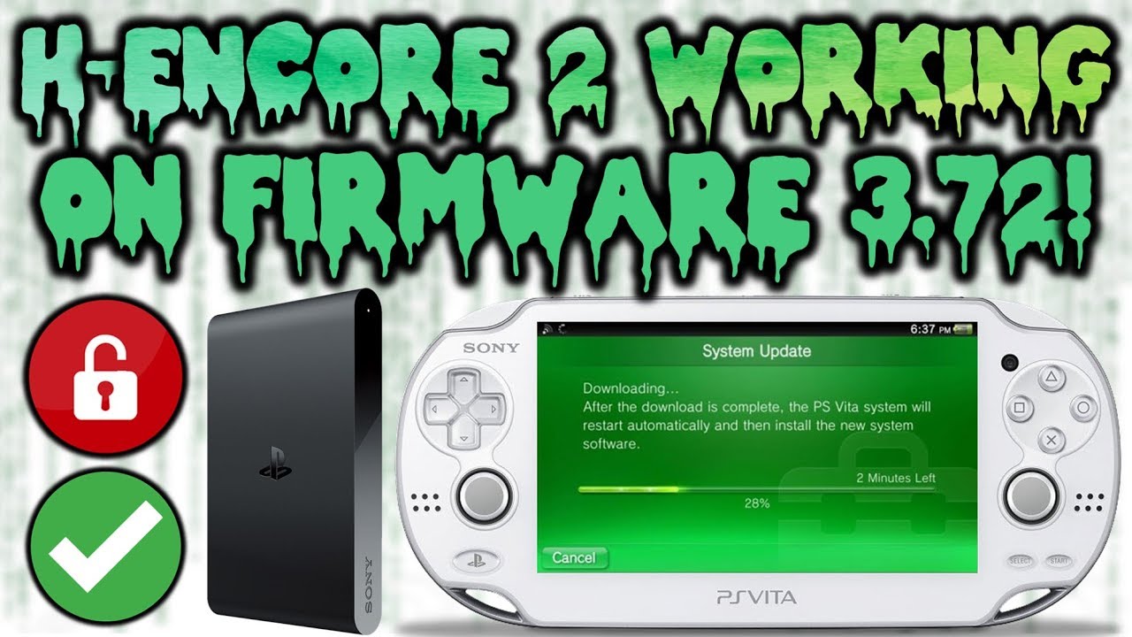 PS Vita H-encore&sup2; Now Working On 3.72!!