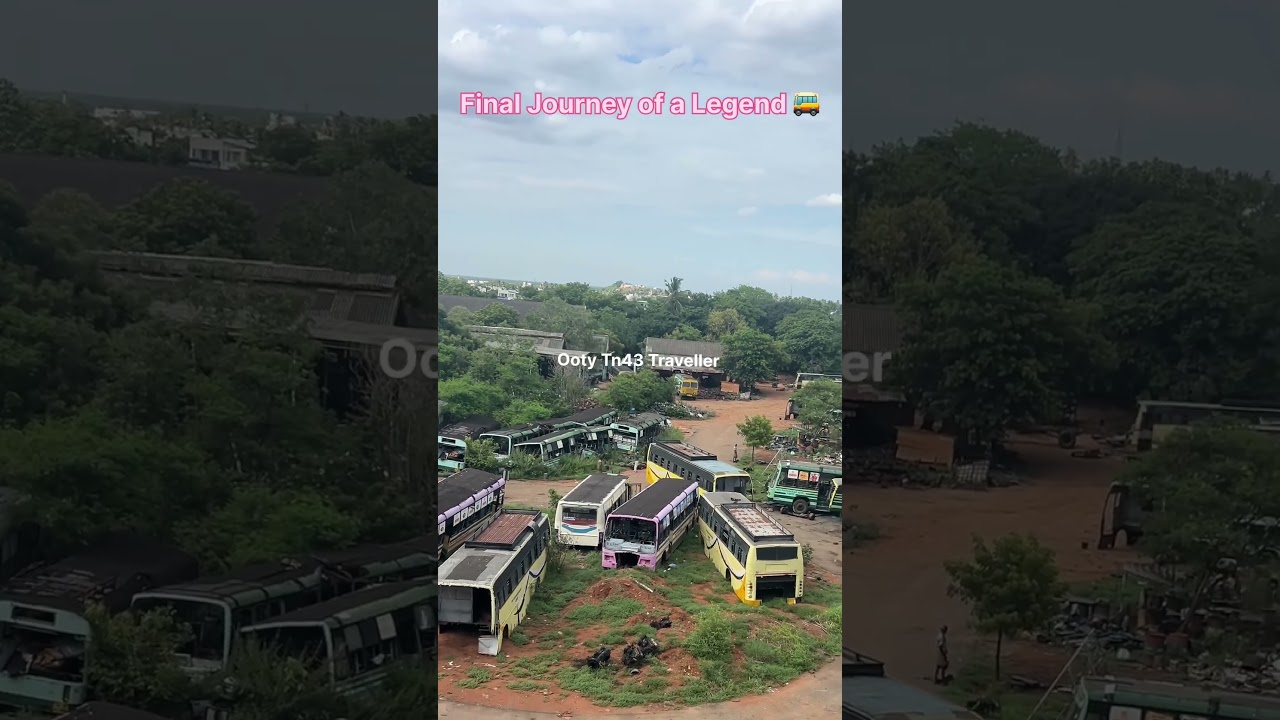 Damaged SETC Bus Arrived for Scrapping Inside Depot 💔🚌 | End of a Legend #SETC #BusLovers