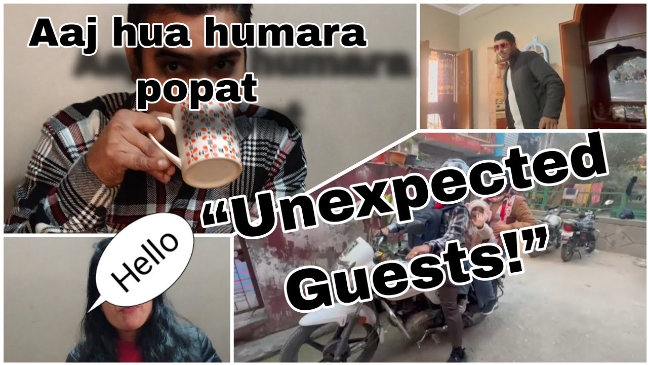 Aj Huwa Humara Popat Unexpected Guests! #viral #viralvideo #lifestyle #dailyvlog #husbandwife #vlog 