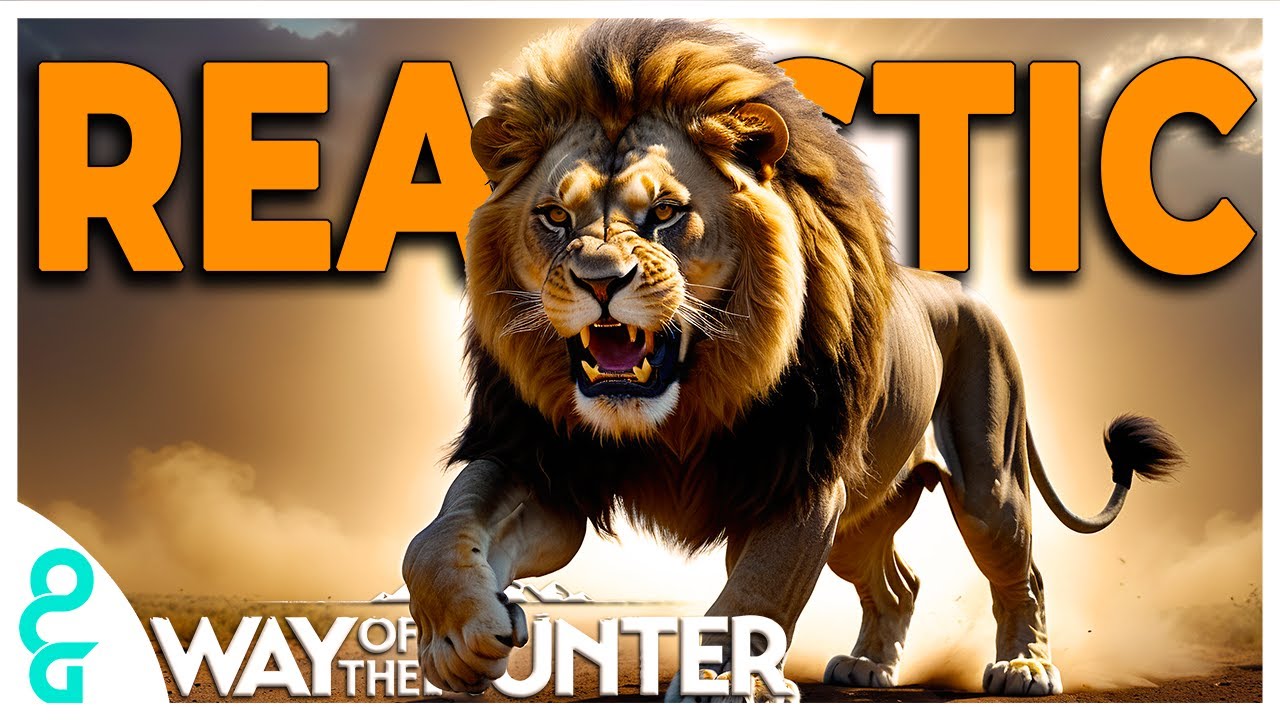 Realistic LION Hunt, I'M NOT LION! | WAY OF THE HUNTER #lion  #wayofthehunter