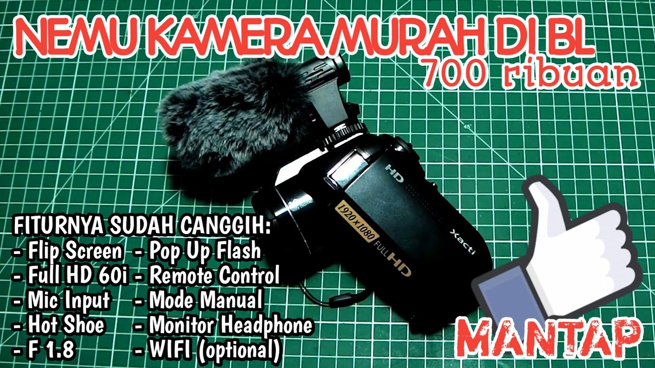 KAMERA VLOG HARGA MURAH FITUR MELIMPAH | SANYO XACTI VPC-HD1000