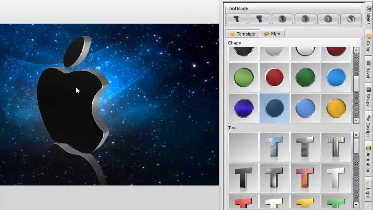 How to Convert 2D SVG Image to 3D by Aurora 3D Text & Logo Maker