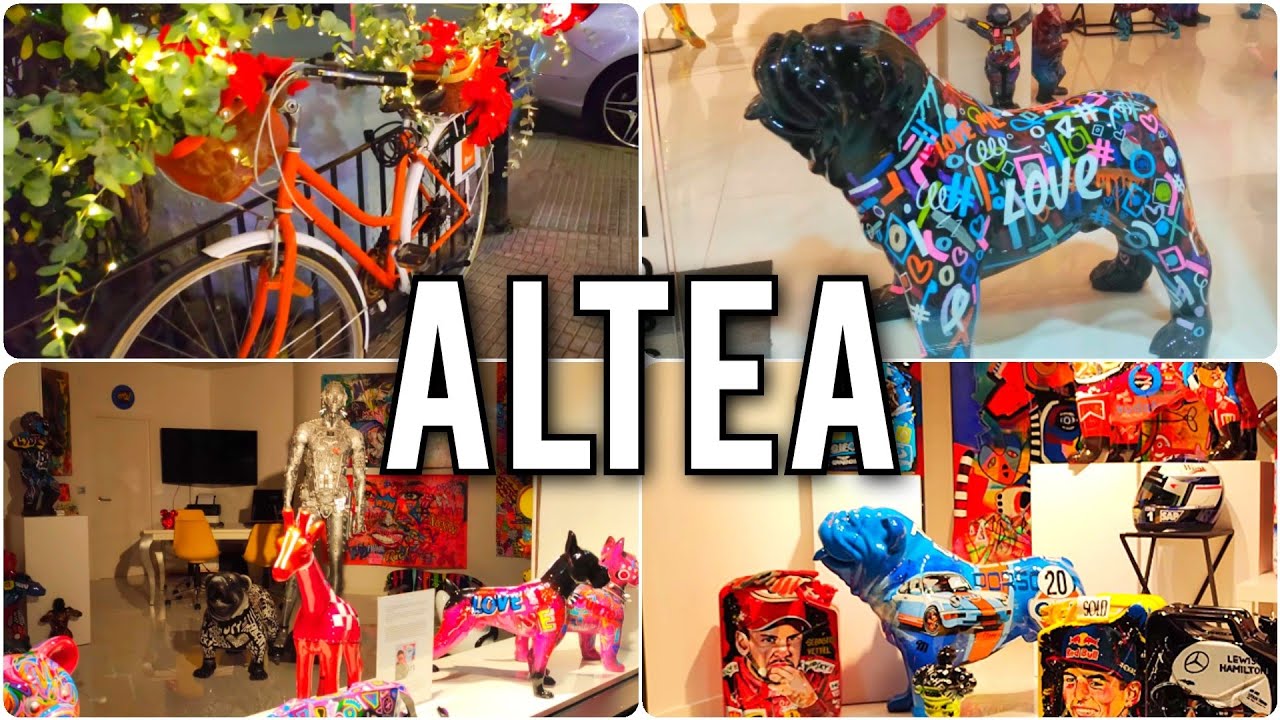 ALTEA🇪🇸 Night Walking Tour January 2021 Costa Blanca SPAIN 4K