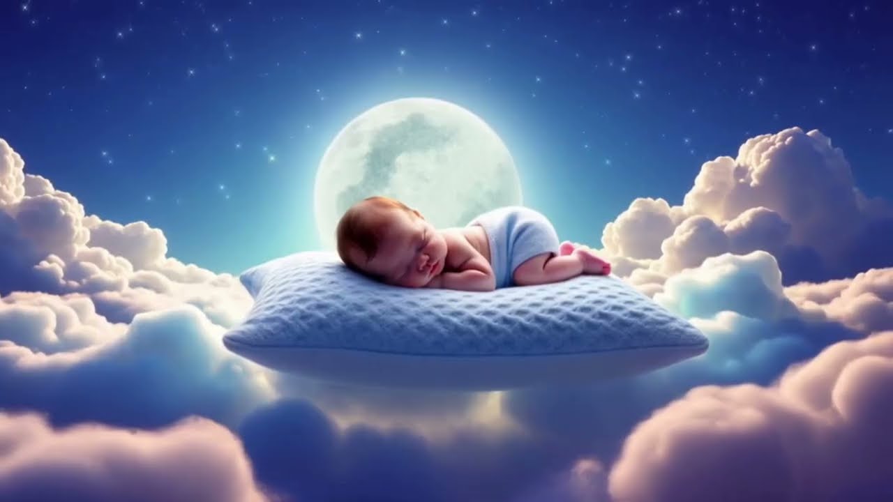 Baby Sleep Dreams – Soft Piano Lullaby for Bedtime (1 Hour Calm Sleep Video)