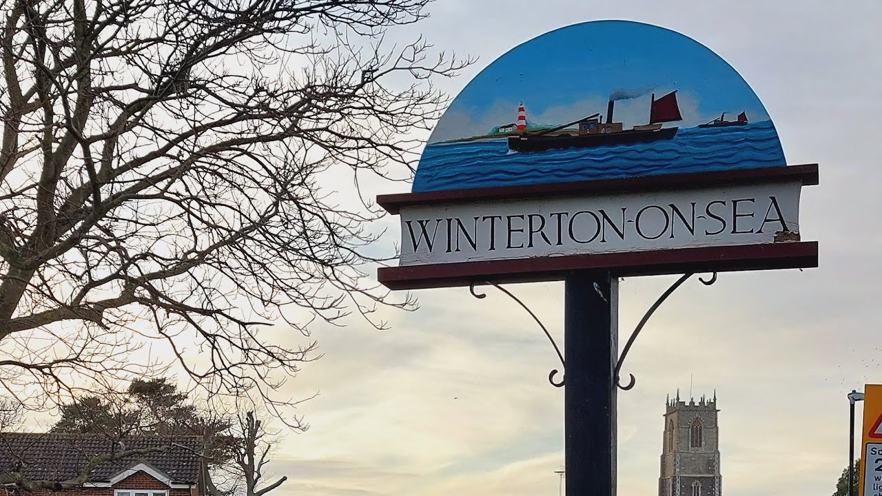 Winterton-On-Sea circular walk in Norfolk on a bleak winter day #beach