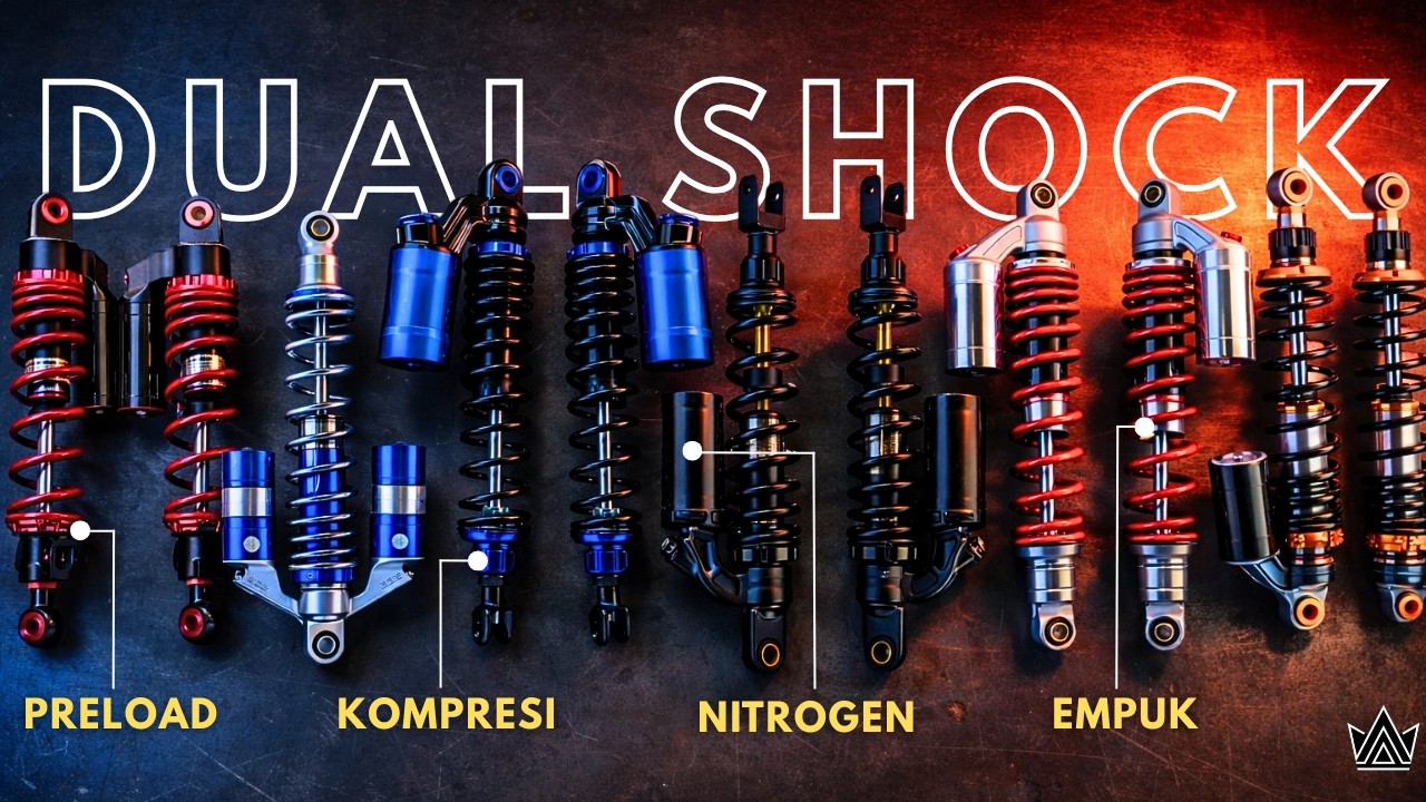 HANYA 300 RIBUAN‼️6 Shock Tabung Untuk Bebek & Metik paling nyaman di kelasnya 🔥