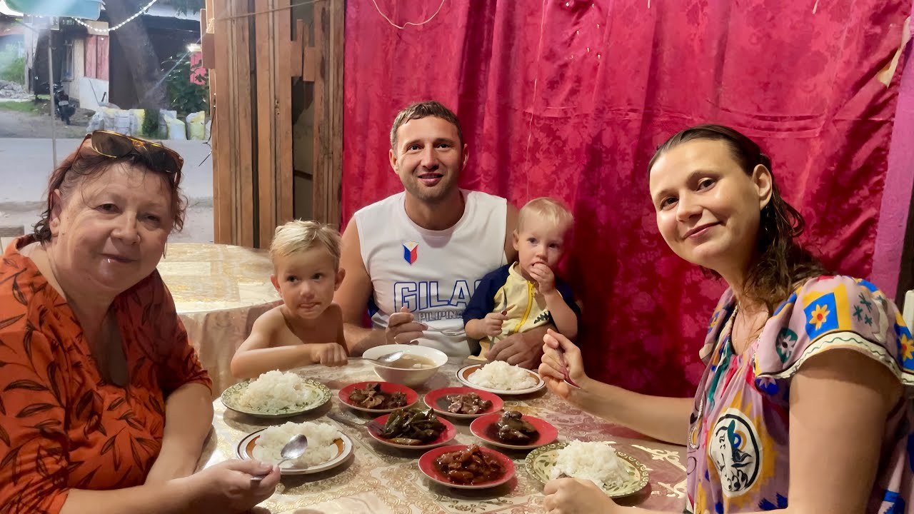 MY FAMILY IS SHOCKED BY THE FOOD IN PHILIPPINE CARINDERA!