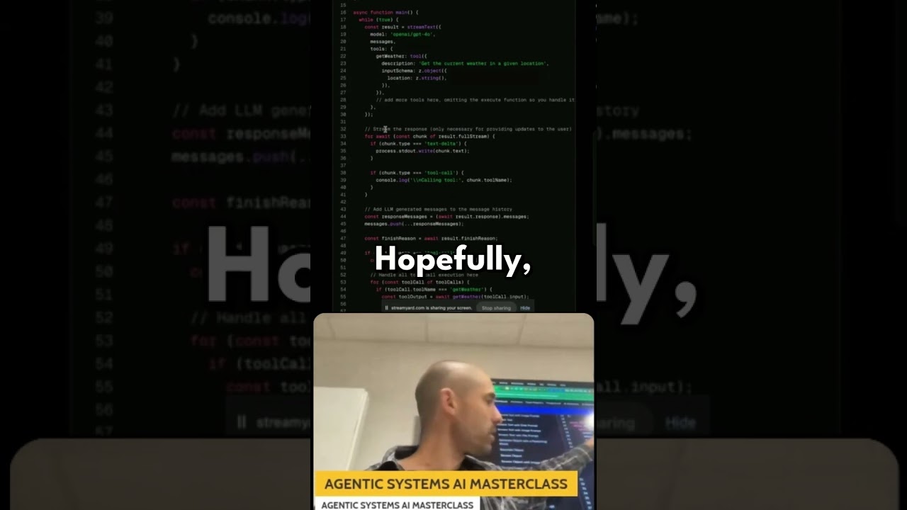 We Built an AI Agent in 60 Lines of Code &mdash; Here's How | AI MASTERCLASS