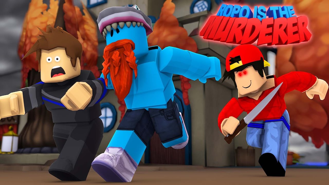 ROPO IS THE MURDERER !! Sharky Gaming | Roblox w/ Little Ropo