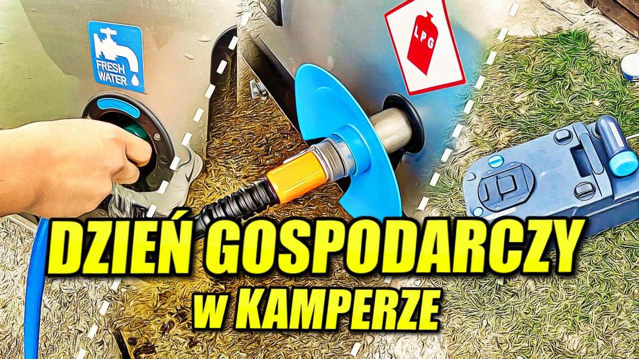 🚽 SERWIS KAMPERA: gaz, woda, zrzut WC... Czy to trudne?