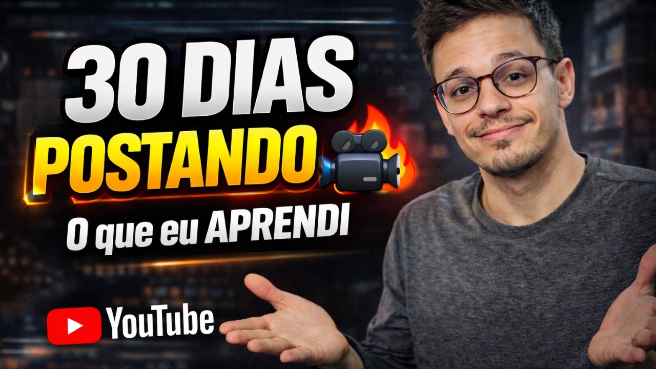 30 dias gravando vídeos pro YouTube | O que eu APRENDI