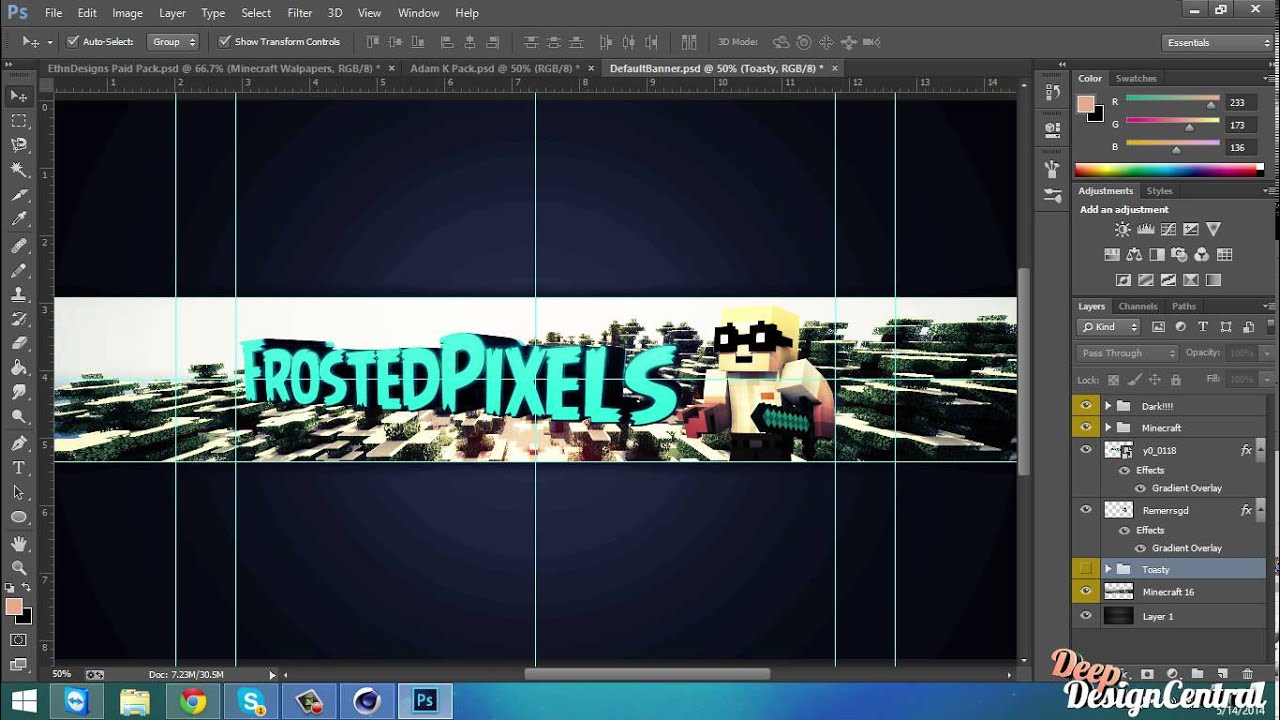 FrostedPixels | Speedart | Artist: Deep | ChannelArt