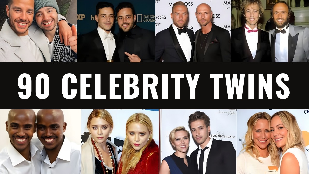 90 Celebrity Twins