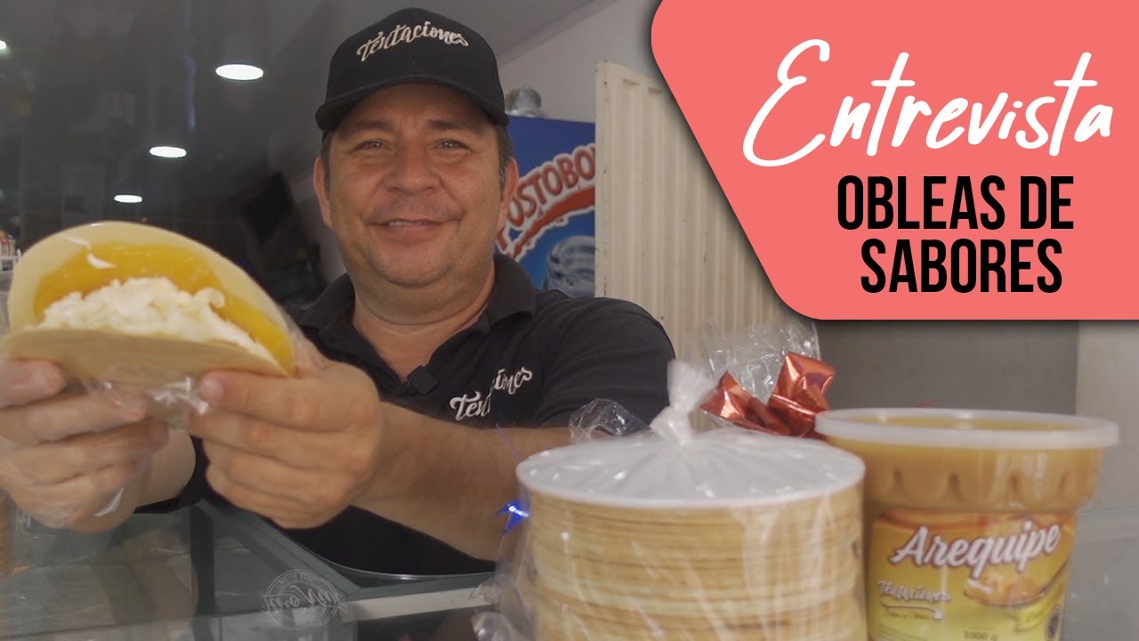 El emprendedor que COMENZÓ EN LA CALLE  un negocio  MUY EXITOSO (Obleas de Sabores)