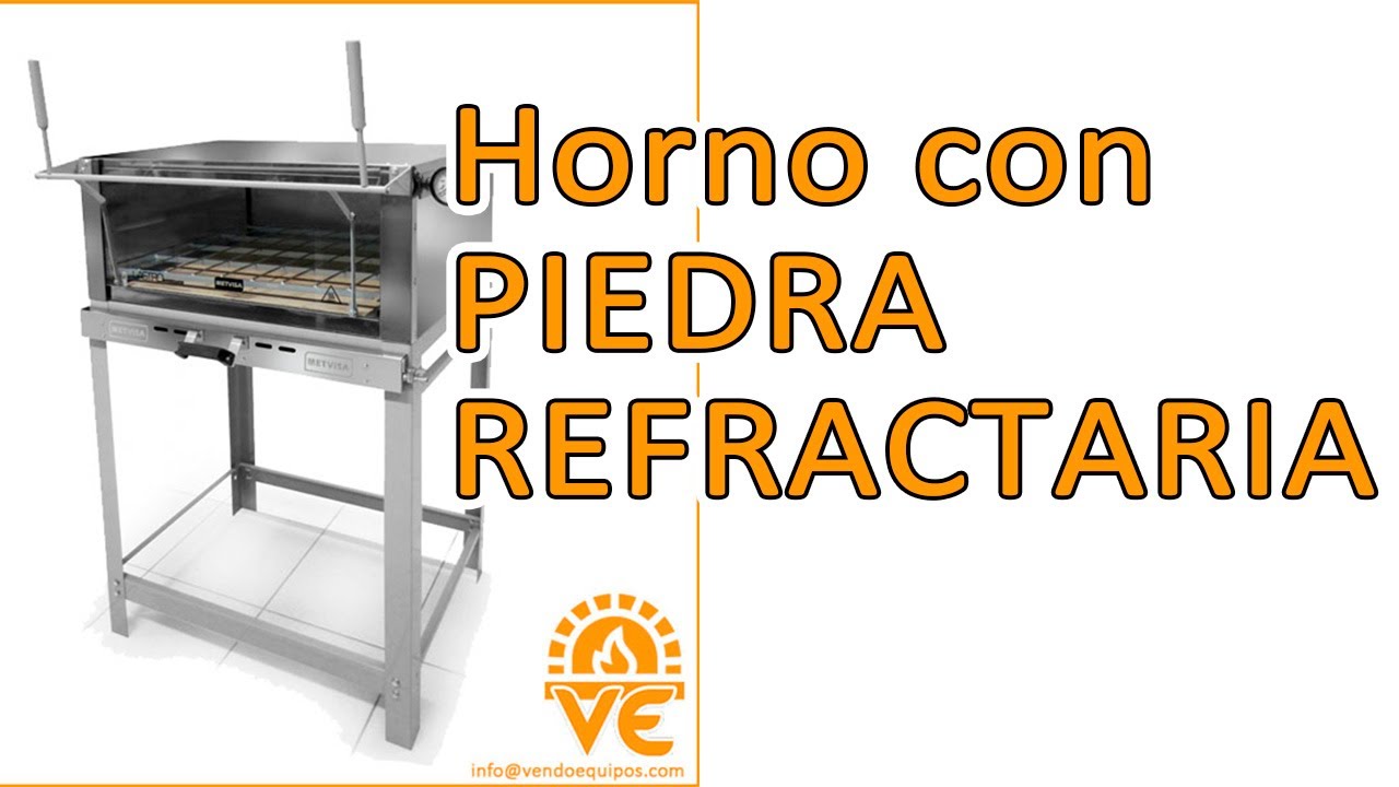 Horno Con Piedra Refractaria METVISA de 40, 70 y 90 cm FLGG