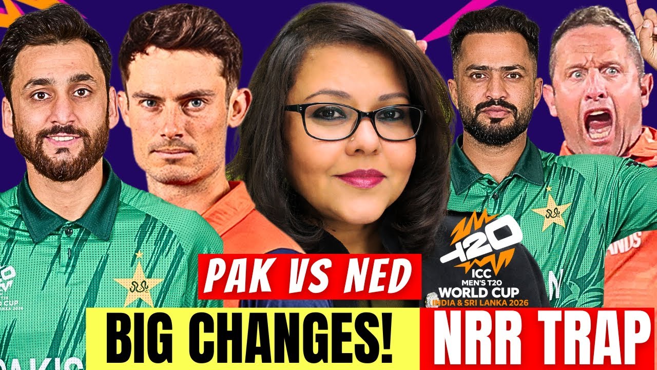 PAK vs NED Opener: Colombo Rain, NRR Trap & BIG Changes in Playing XI