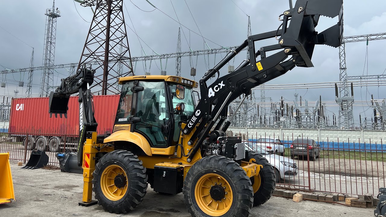 Экскаватор-погрузчик Bizon 4CX💪🏻