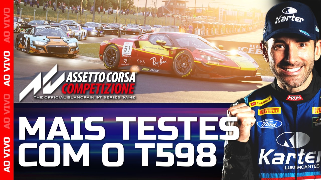 Assetto Corsa Competizione com  o Thrustmaster T598
