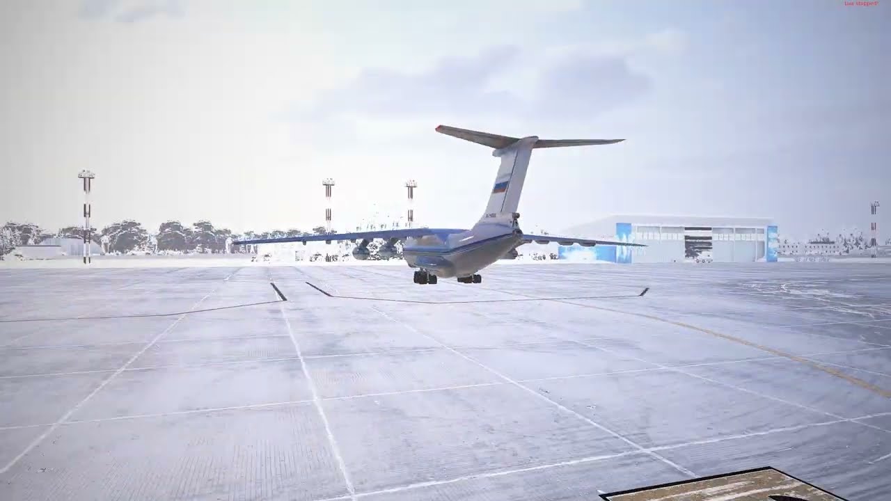 ИЛ-76.  Запуск. Воронеж. Взлет. Xenviro 1.16