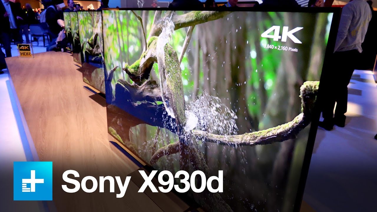 Sony X930d 4K TV - Hands on at CES 2016