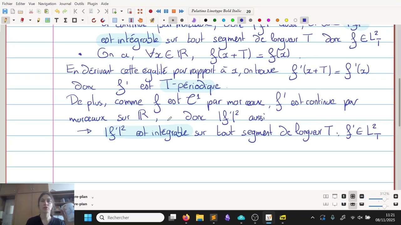Théorie de Fourier - CC1 2025 - Exercice 1
